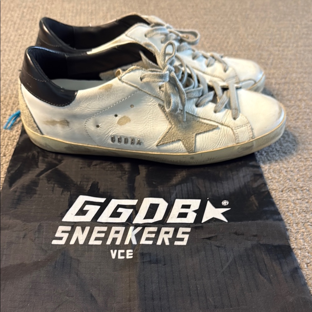 Golden Goose Deluxe Brand White Sneakers